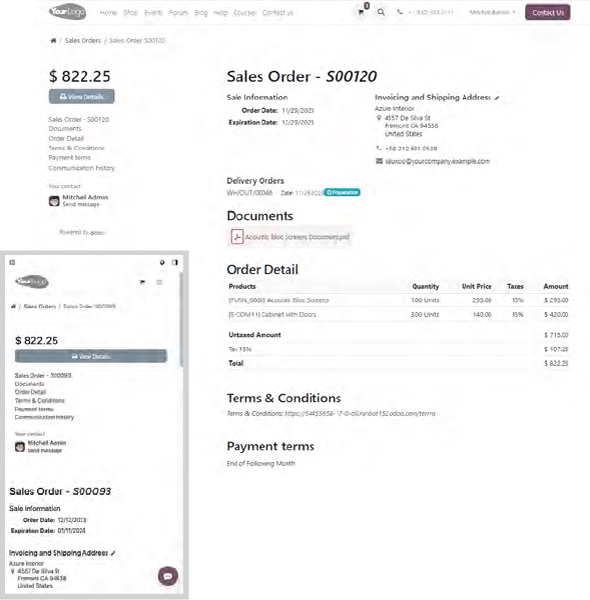 odoo sales order portal