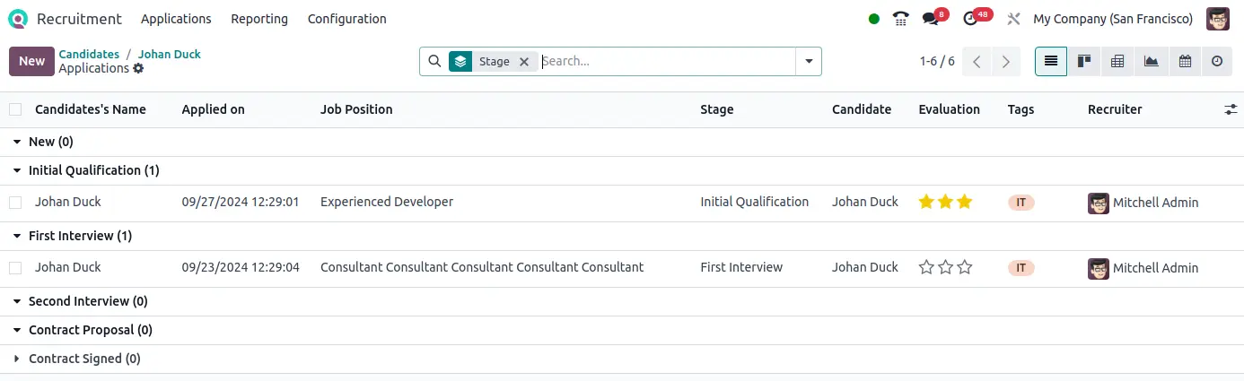 Odoo-Recruitement