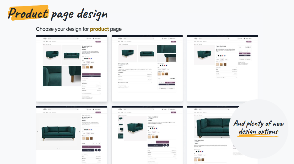 odoo 19 ecommerce featuresproduct page design
