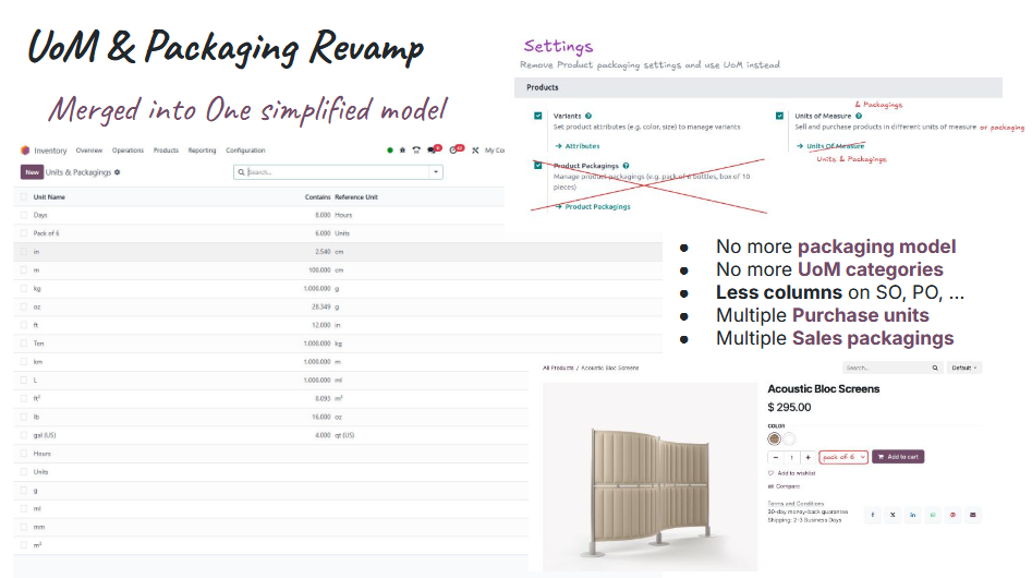 UoM And Packging Revamp odoo 19