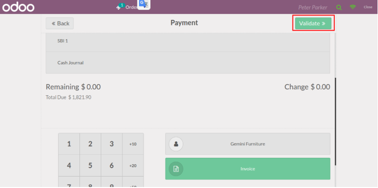 Pos Order Validator