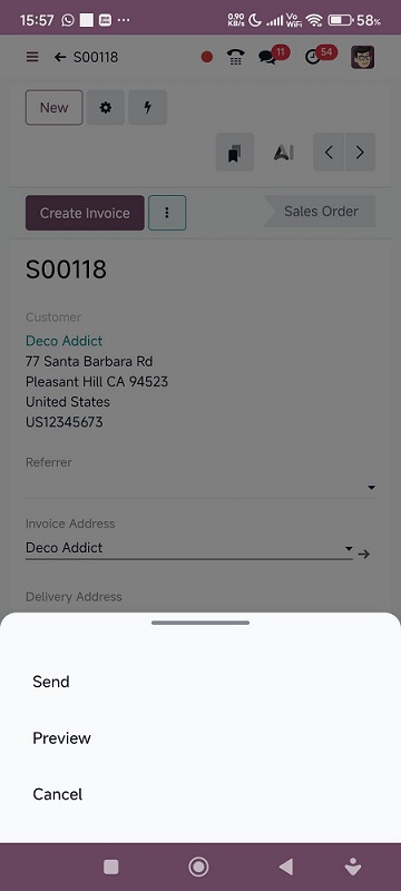 odoo 19 more visible primary button