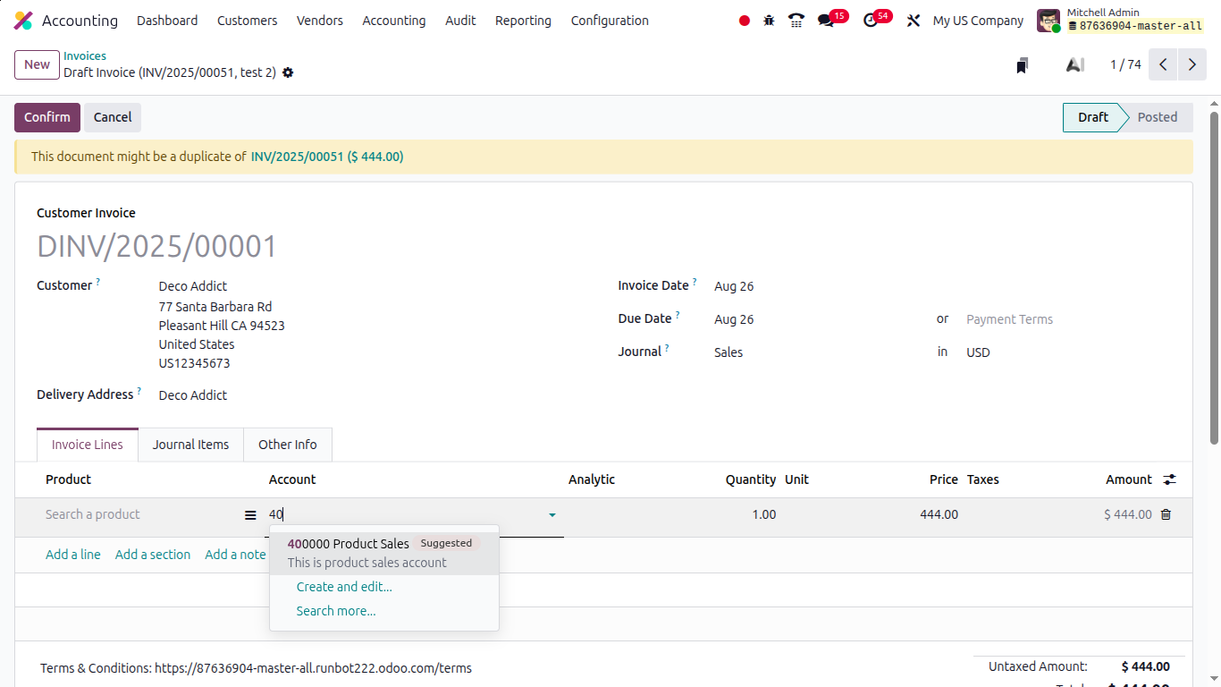 Odoo 19