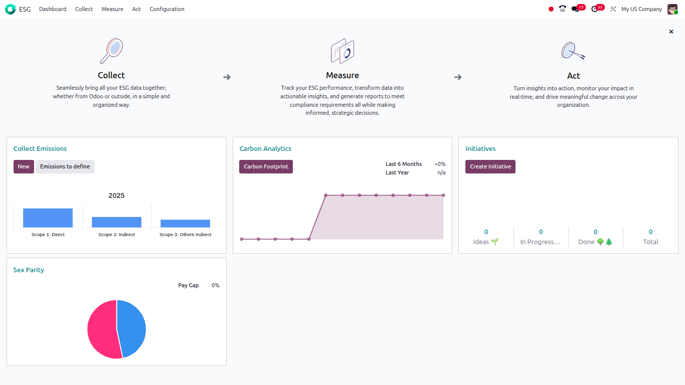 Odoo 19 - ESG