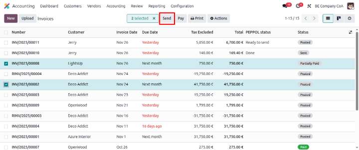  via the PEPPOL option