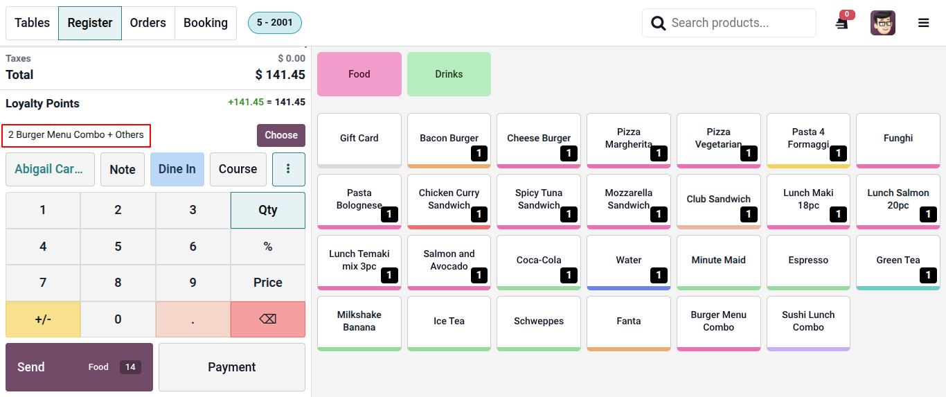 POS Combo Order Suggestion - Odoo 20 Features POS Combo Order Suggestion - Odoo 20 Features