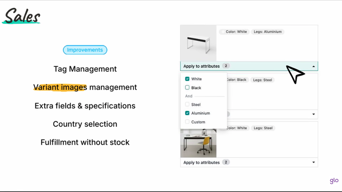 sales latest features in odoo 20