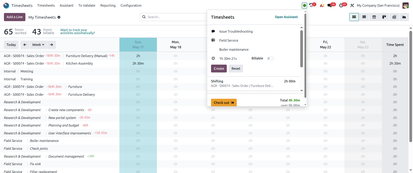 timesheet latest feature in odoo 20 timesheet latest feature in odoo 20