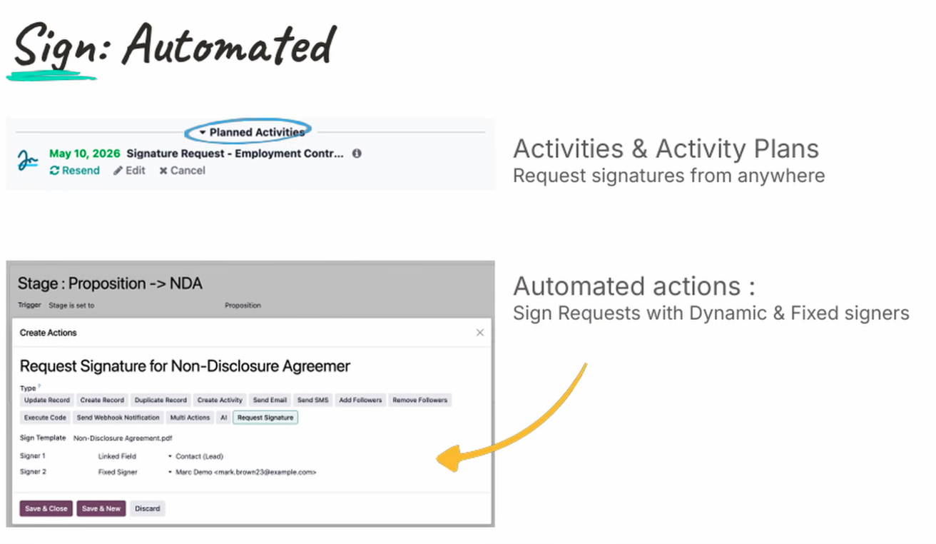 Sign requests: in odoo 20 sign latest features in odoo 20