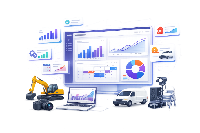 real time reporting in odoo rental