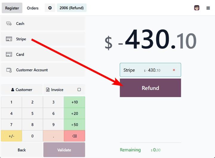Stripe Return: POS odoo 20 features 