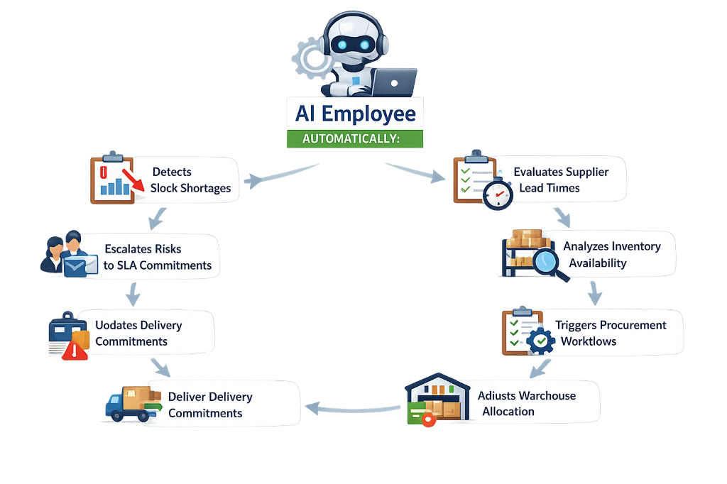 Ai Employee workflow synconics