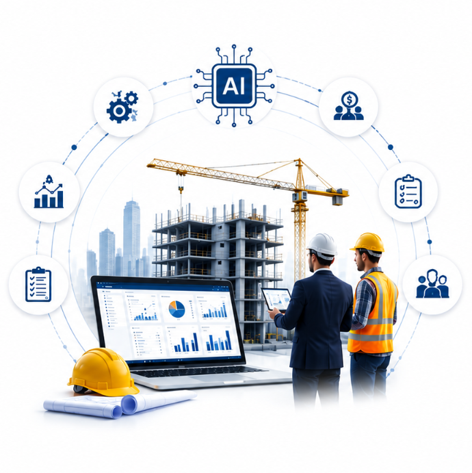 odoo ai construction synconics