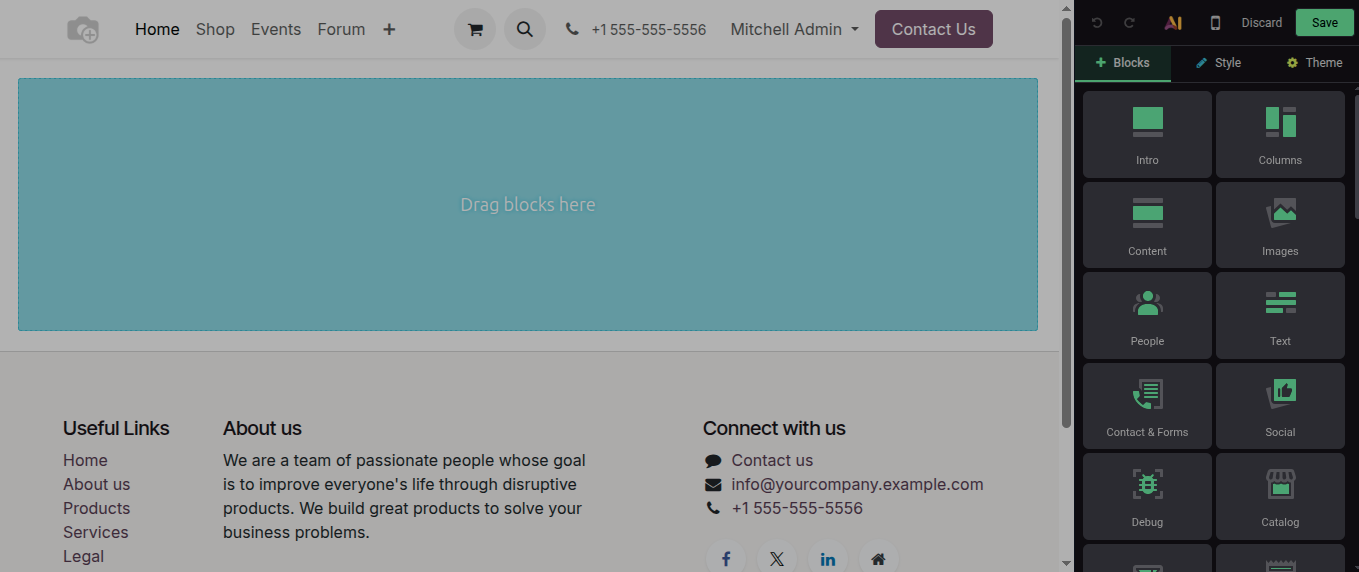 Website widgets design is changed: