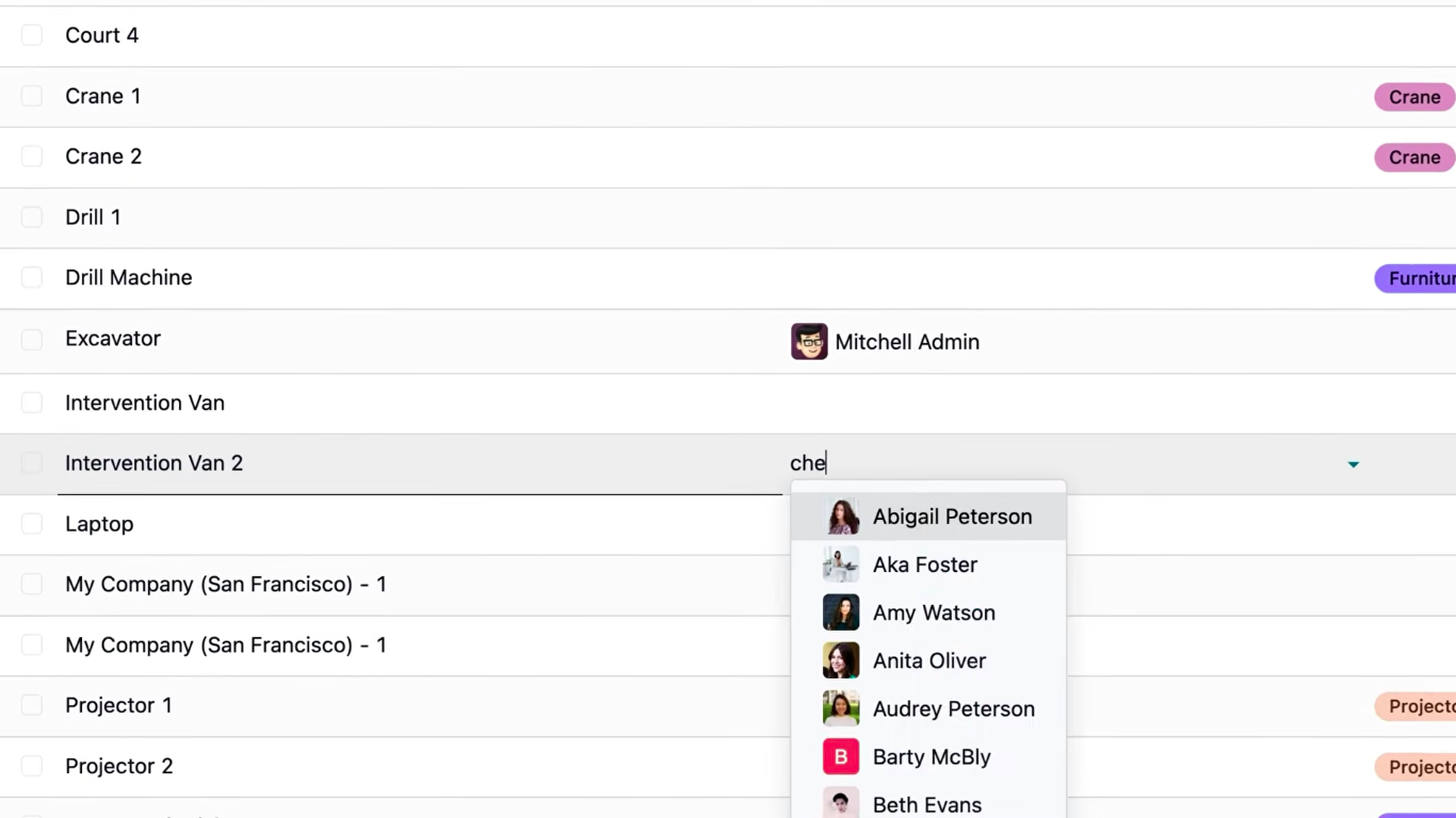 Assign Materials TO employees odoo 20 features Assign Materials TO employees odoo 20 features