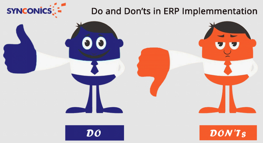 do and don'ts in erp implementation