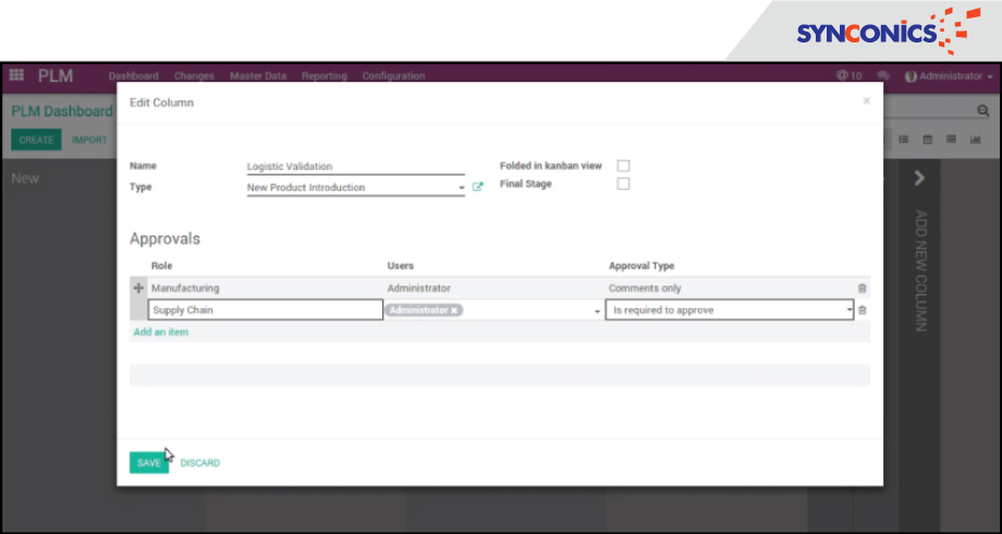 validate changes in plm