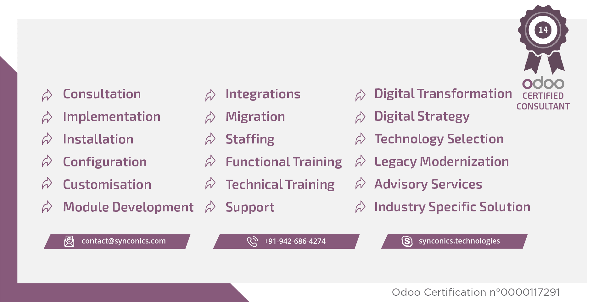 odoo erp service and solutions