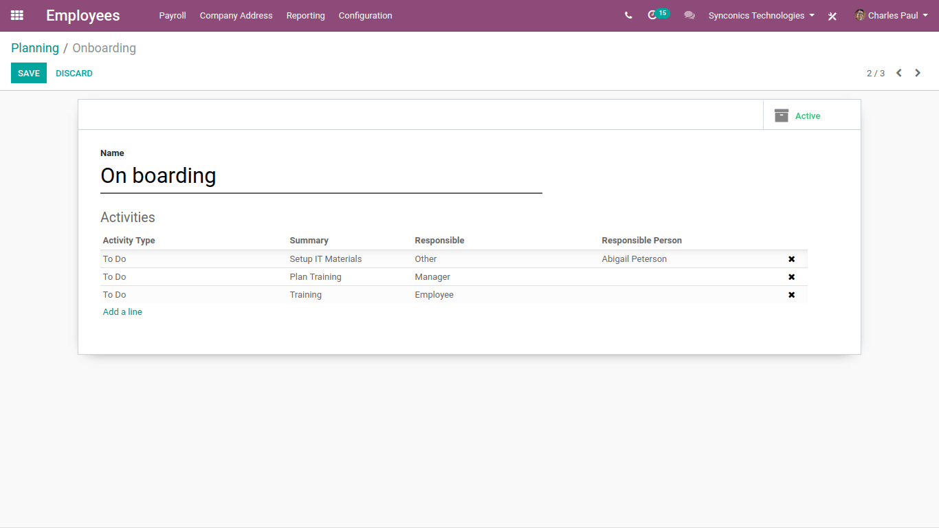 on boarding  in payroll planning