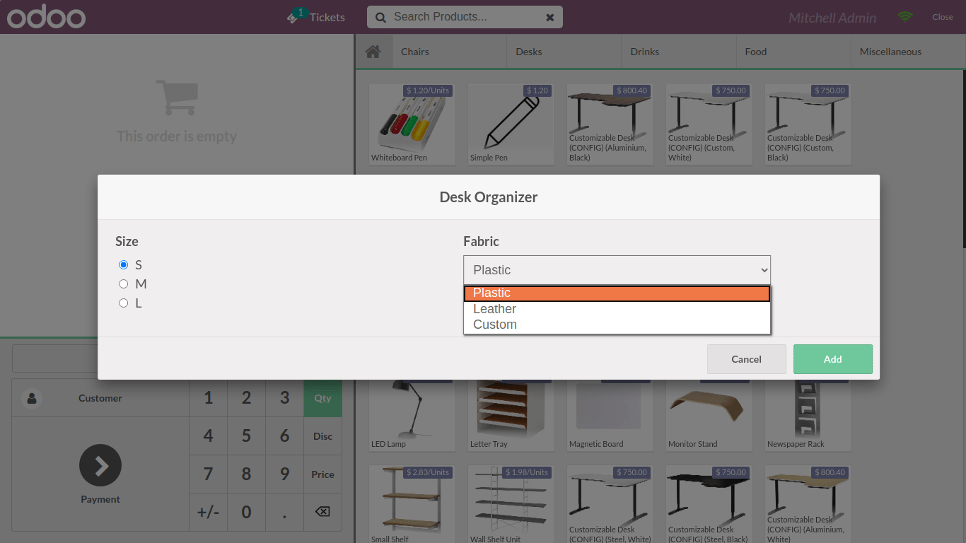 Desk Organizer in pos