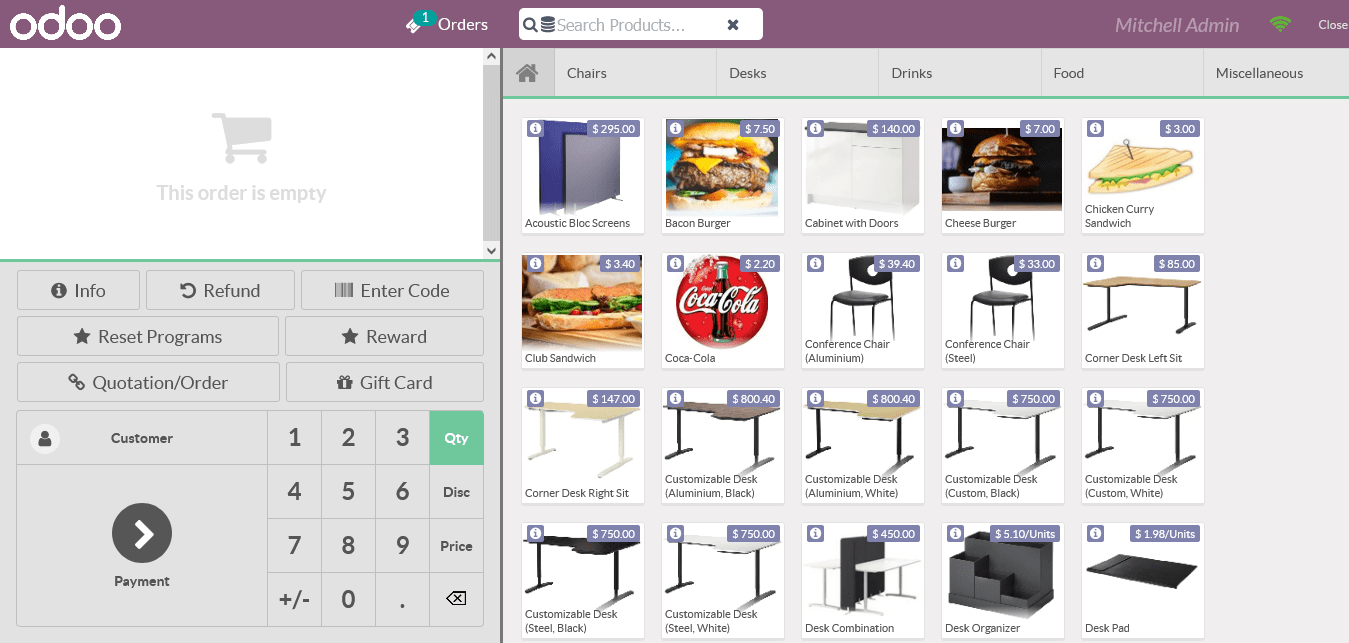 Sales Order in Point of Sale in odoo 15