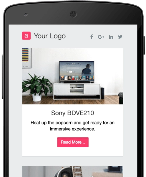 responsive newsletter in odoo