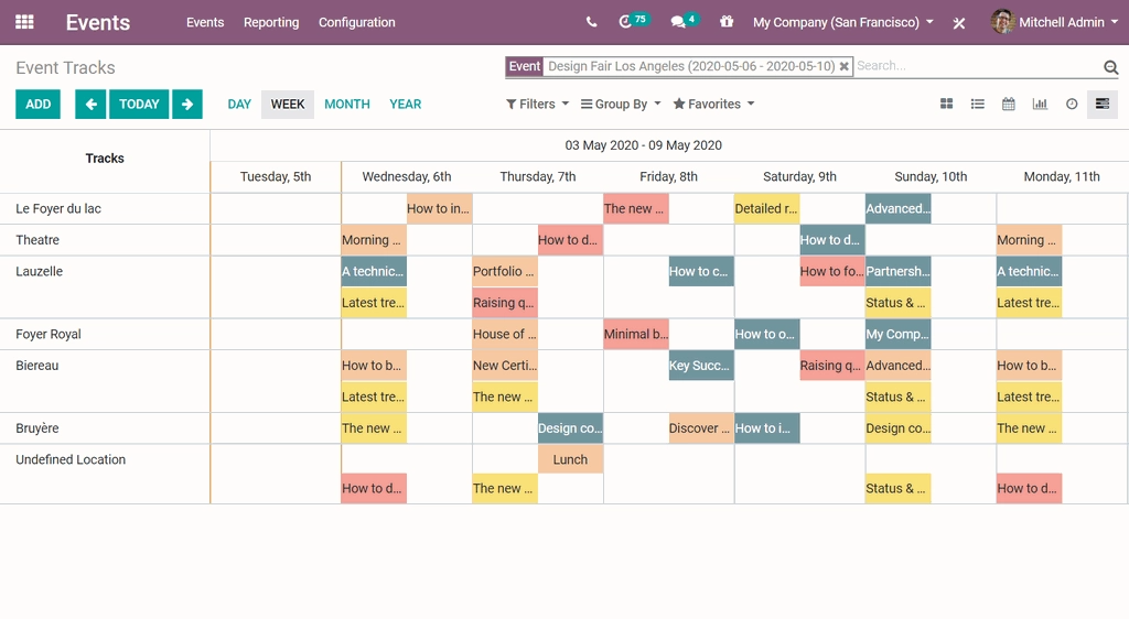 odoo events tracks