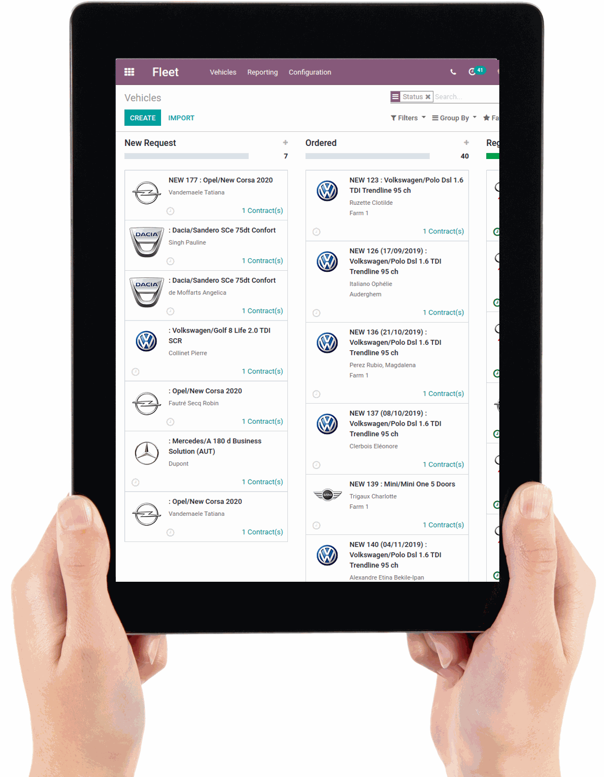 vehicle in fleet management