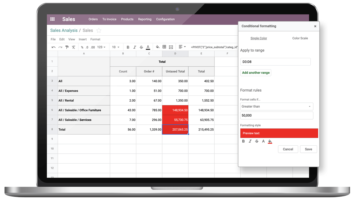 Highlight Information in odoo