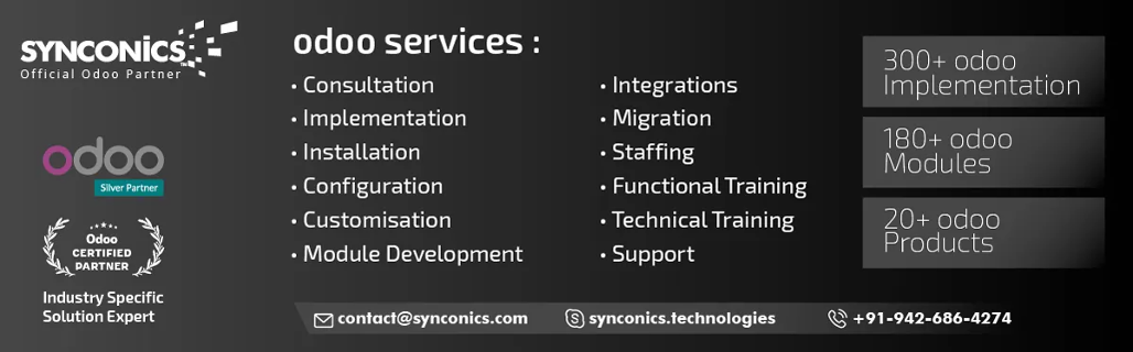 Odoo Services By Synconics