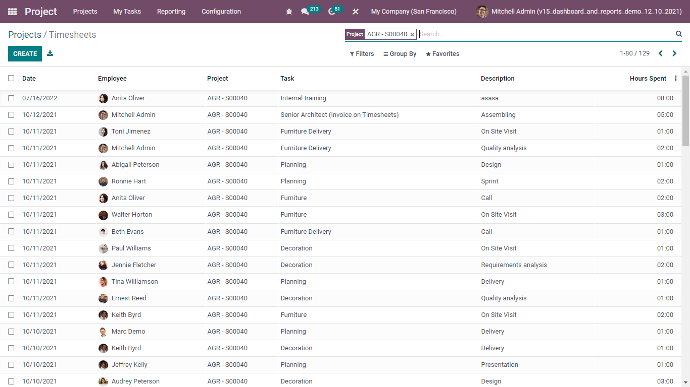 odoo timesheet